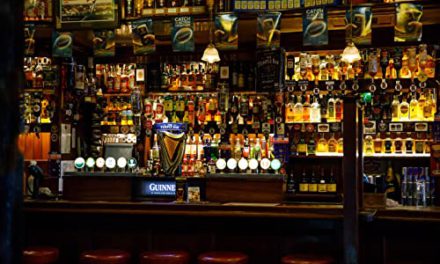 Capture the Excitement: BELECO 20x10ft Fabric Temple Bar Scene Backdrop for Memorable Party Photos