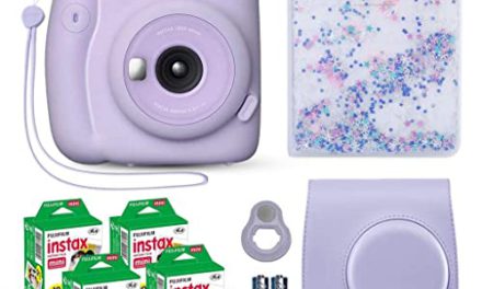 Capture Memories with Fujifilm Instax Mini 11: Lilac Purple Camera + Film Bundle + Shutter Accessories