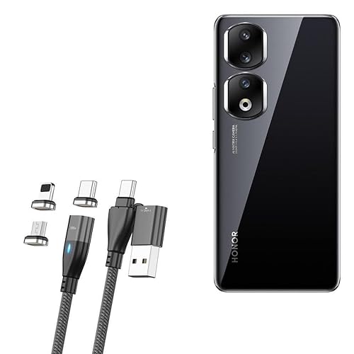 Power Up Honor 90 Pro with MagnetoSnap PD AllCharge Cable – 100W Fast Charging USB-C Micro USB