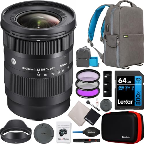 Capture the World: Sigma 16-28mm Lens Bundle for Sony Mirrorless