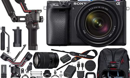 Capture stunning 4K film with Sony a6400 + DJI RS 3 gimbal kit