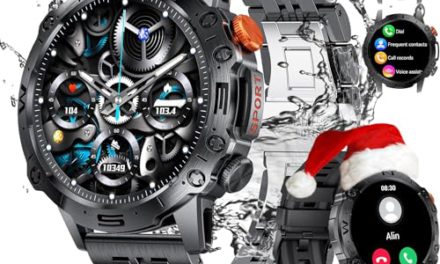 Powerful Military Smart Watch: Answer Calls, Track Fitness, Monitor Health