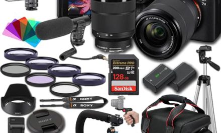 Capture Memories with Sony a7 III Mirrorless Camera Bundle