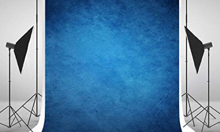 Vibrant Blue Portrait Photography Backdrop: Kate 10×10ft Abstract Studio Prop