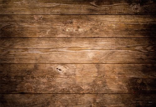 Capture the Beauty: Rustic Brown Wood Flooring Mat for Newborn Photography
