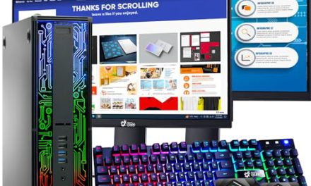 Powerful HP RGB Desktop PC with Intel Core i5, 16GB RAM, 1TB SSD, Dual 22″ Monitors, Gaming Keyboard & Mouse, WiFi & Bluetooth, Windows 10 Pro (Renewed)