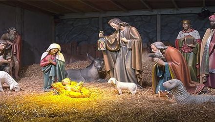 Capture the Magic: Christmas Nativity Scene Backdrop