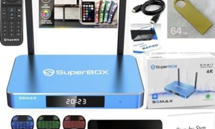 Ultimate Tech Pack: S5 MAX, 2024 Model, 1 Voice & 1 Full Keyboard Remote, 2 HDMI, Tf Card, Memory Stick, LED Light Strip