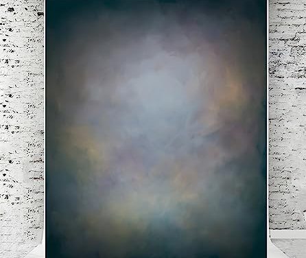 Vibrant Blue Abstract Backdrop for Kate’s Portrait Photography