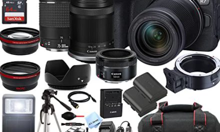Capture Memorable Moments: Canon EOS R7 Mirrorless Camera Bundle