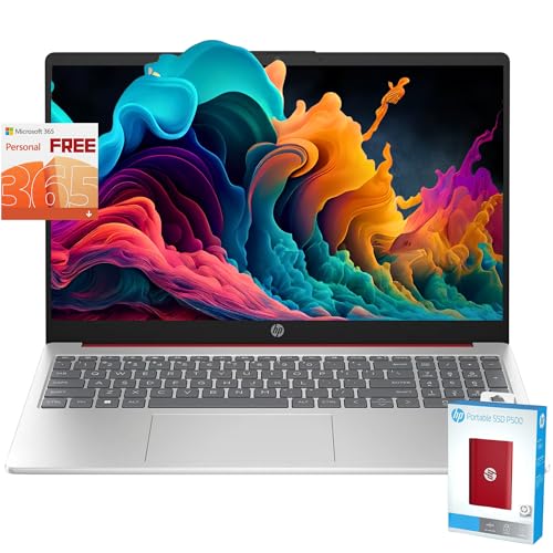 Powerful HP Laptop with Intel Quad-core Processor, 16GB RAM, and Long Battery Life