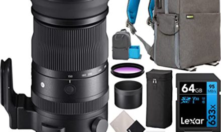 Ultimate Zoom Lens Package for Sony Mirrorless: Sigma 150-600mm Sports + Backpack & Accessories