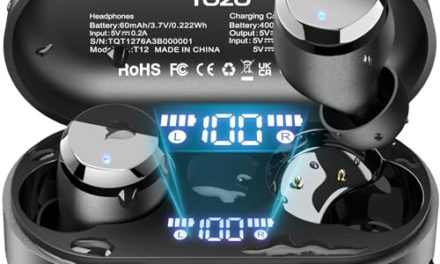 Ultimate Wireless Earbuds: Enhanced Sound, Noise Cancelling, 55 Hrs Playtime