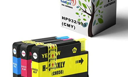 Vibrant 3-Pack Ink Cartridges for HP Officejet: 932XL 933XL