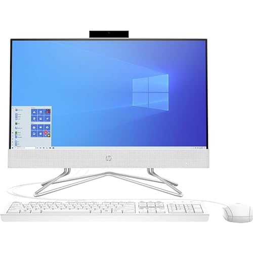 Powerful HP AIO Desktop, Lightning-Fast Processor, Immersive Graphics, Massive RAM & Storage, Windows 11, Elegant White Design