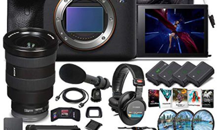 Powerful Sony Alpha a7S III Camera Bundle: Body, Lens, Monitor, Headphones, Mic, Cards, Battery – Renewed
