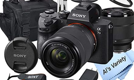 Capture stunning moments with the Sony Alpha a7 III camera bundle