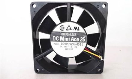 Powerful Cooling Fan for Inverter: 92x92x25mm, DC24V, 0.12A