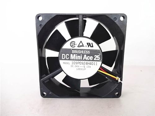 Powerful Cooling Fan for Inverter: 92x92x25mm, DC24V, 0.12A