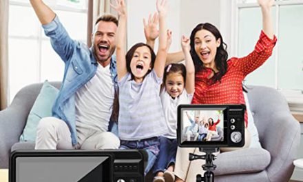 Capture Life: 720P Digital Camera, 18MP, 2.7″ Display, 8X Zoom – Ideal for Kids & Students