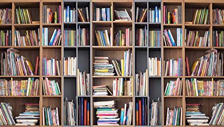 Capture the Essence of Learning: Vintage School Library Backdrop