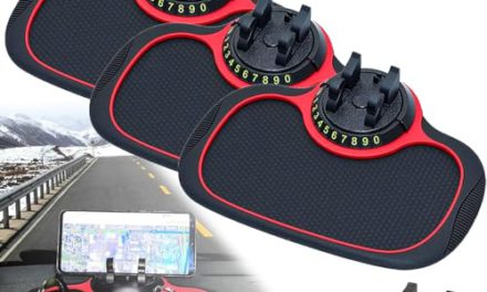 Car Anti-Slip Mat: Secure Phone Holder & Dashboard Mount