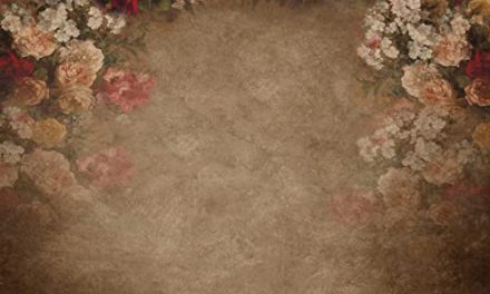 Stunning Brown Abstract Flower Backdrop for Beautiful Maternity Portraits