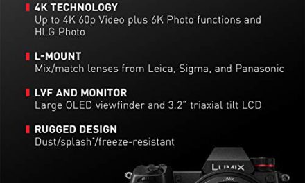 Capture Stunning Moments: Panasonic LUMIX S1R – 47.3MP, 4K HDR Video