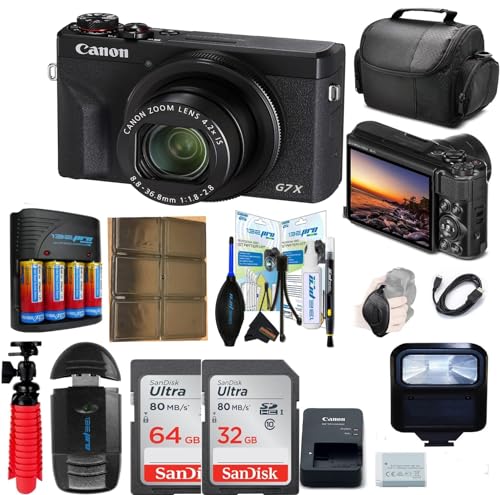 Upgrade Your Photography: Canon G7 X Mark II Camera + Wi-Fi, LCD, 1-inch Sensor!