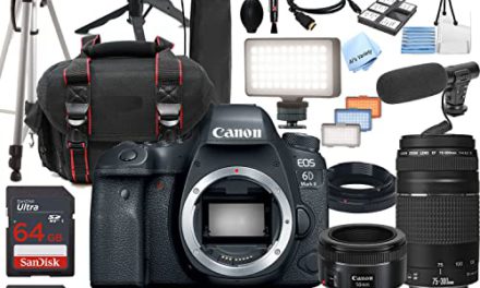 Capture the Ultimate Shot: Canon EOS 6D Mark II Camera Bundle
