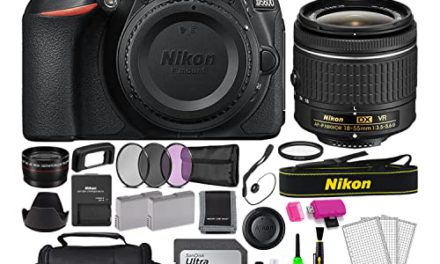 Capture Life’s Moments: Nikon D5600 DSLR Camera Bundle