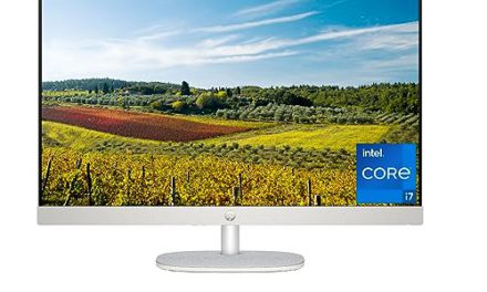 Powerful HP All-in-One Desktop: 27″ FHD, Intel Core i7, 12GB RAM, 512GB SSD, Windows 11 Pro