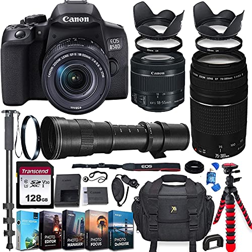 Capture Professional-Quality Moments with Canon EOS 850D Camera Bundle