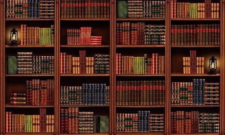 Magical Library Backdrop: Vintage Bookcase, Graduation Party, Photography