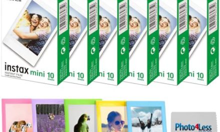 Capture Memories: Fujifilm Instax Mini Film Pack – 60 Photos, Frame, and Cloth
