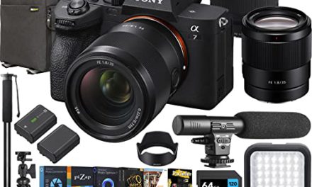 Capture Stunning Moments: Sony a7 IV Camera Bundle with 2 Lenses & Accessories