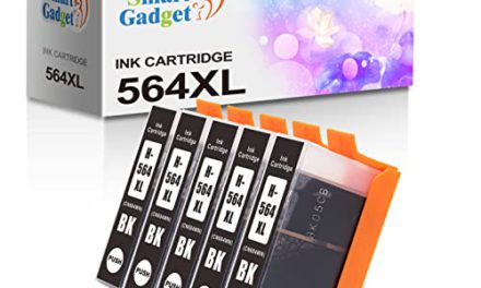 Boost Print Quality with 5_Pack Smart Gadget Ink Cartridge!