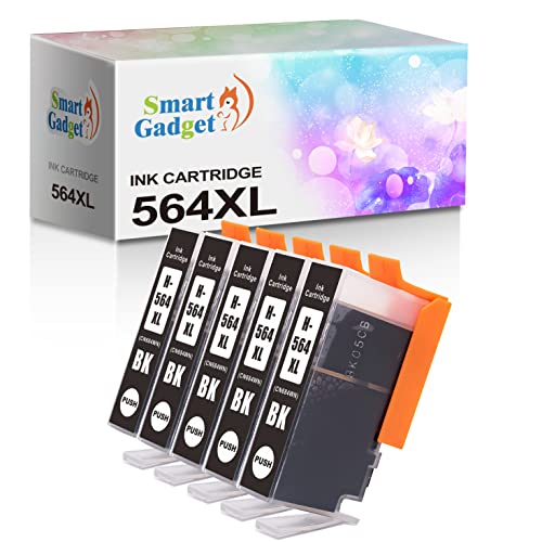 Boost Print Quality with 5_Pack Smart Gadget Ink Cartridge!
