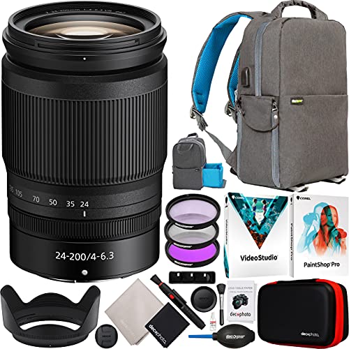 Nikon Z 24-200mm Telephoto Lens: All-in-One Action Bundle!