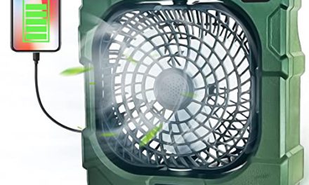 Powerful Rechargeable Camping Fan: Cool, Light, & Portable