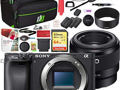 Capture Stunning Moments: Sony a6400 4K Mirrorless Camera Kit with Bonus Accessories