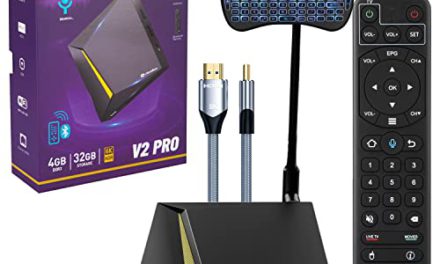 Upgrade to VSeeBox V2 Pro: Voice Control, Backlit Keyboard, 8K HDMI Cable