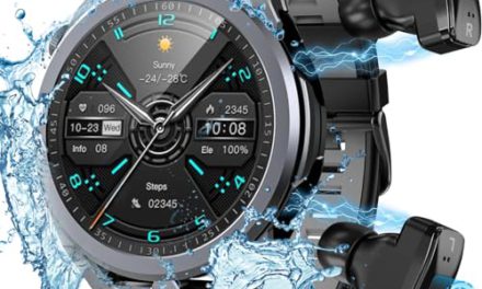 Waterproof Smart Watch: Make Calls, Listen, & Monitor Sleep