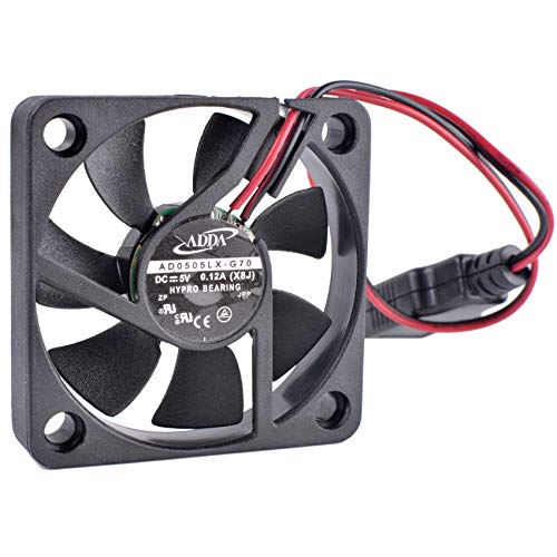 Silent USB Cooling Fan: ADDA AD0505LX-G70 5V 5CM