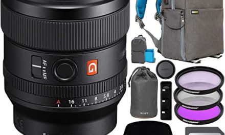 Sony 24mm F1.4 GM Lens + Backpack & Accessories