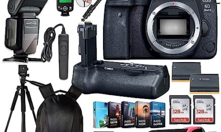 Upgrade Your Photography Gear: Canon EOS 6D Mark II DSLR Camera with Bonus Accessories