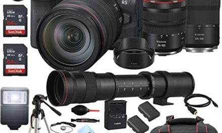 Unleash Your Photography Potential: Canon EOS R5 with Powerful Lens Bundle