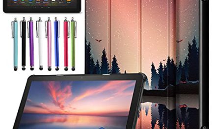 Enhanced EpicGadget Case: Ultimate Protection for Fire HD 10 (11th Gen) with Stand, Wake/Sleep, Screen Protector & Stylus