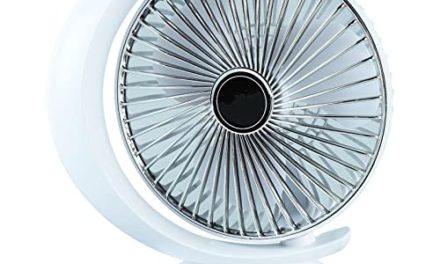 Silent and Portable USB Desk Fan for Home and Office