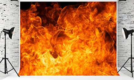 Spooky Halloween Fire Backdrop: Kate’s 10x10ft Photography